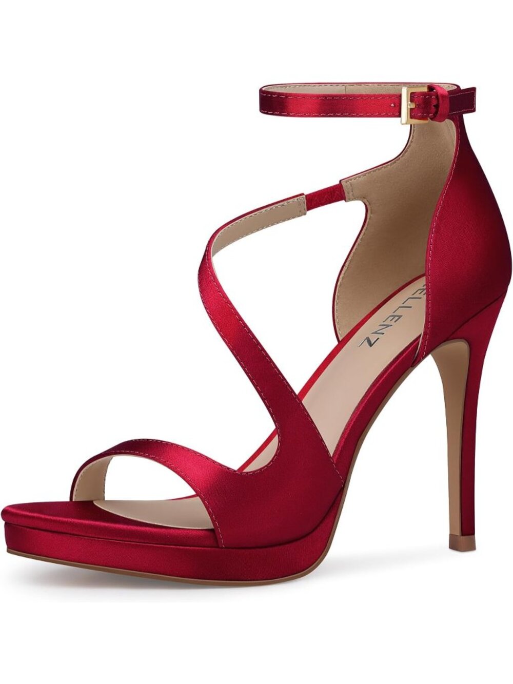 Women's Red Comfortable Stylish Birthday Night out Wedding 4.3 Inch Sexy Heel